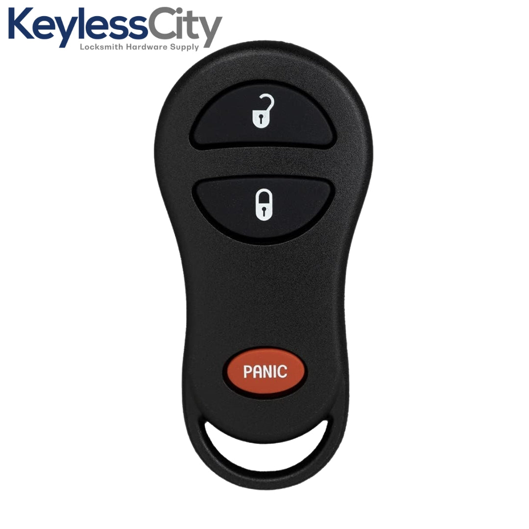 1999-2004 Dodge Jeep / 3-Button Keyless Entry Remote / GQ43VT9T (AFTERMARKET)