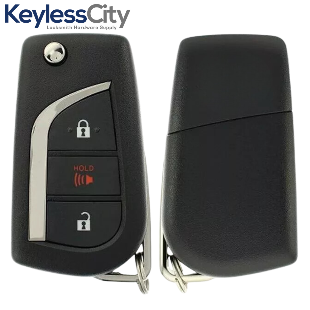2008 - 2012 Toyota / 3-Button Flip Key NEW STYLE / GQ4-29T (4D67  Chip) (AFTERMARKET)