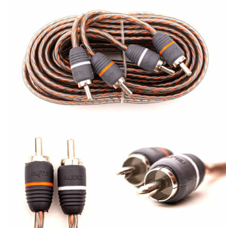 Elite Audio EA-PRMK2 Premium 4 Gauge CCA Amp Wiring Kit – Complete Car Amplifier Installation Kit