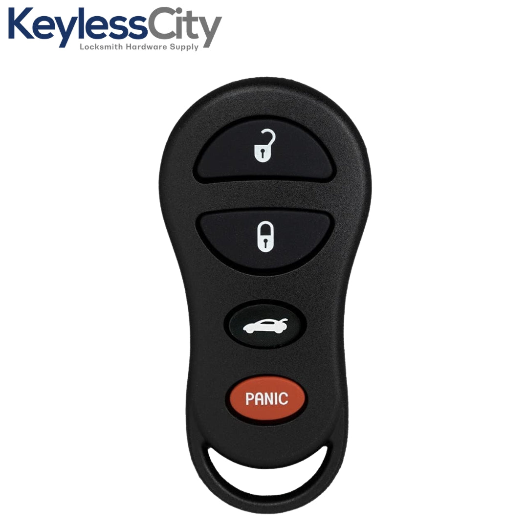 1998-2011 Dodge Neon / 4-Button Keyless Entry Remote / PN: 4759008AA / GQ43VT9T (AFTERMARKET)