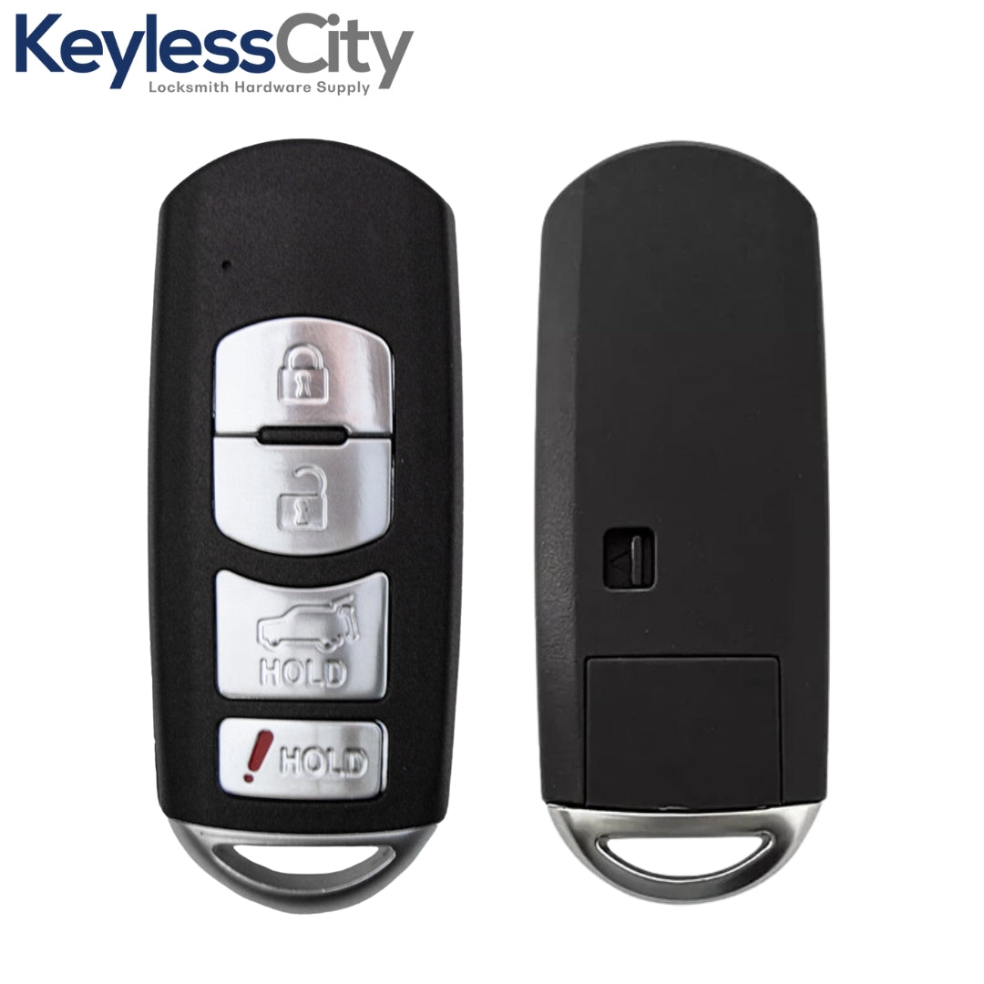 2010-2015 Mazda CX-7 / CX-9 / 4 Button Smart Key w/ Hatch / PN: TEY1-67-5RY / WAZX1T763SKE11A04 (AFTERMARKET)