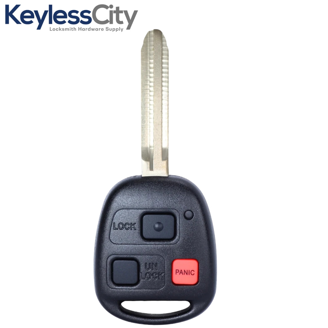 2003-2009 Toyota / 3-Button Remote Head Key / PN: 89070-60750 / HYQ1512V (AFTERMARKET)