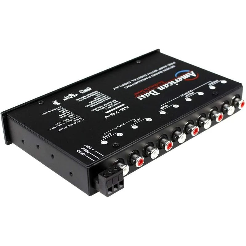 American Bass AB-7B 7-Band Equalizer With Voltage Display