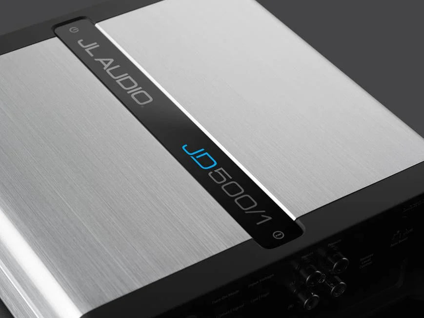 JL Audio JD500/1 JD Series mono subwoofer amplifier — 500 watts RMS x 1 at 2 ohms