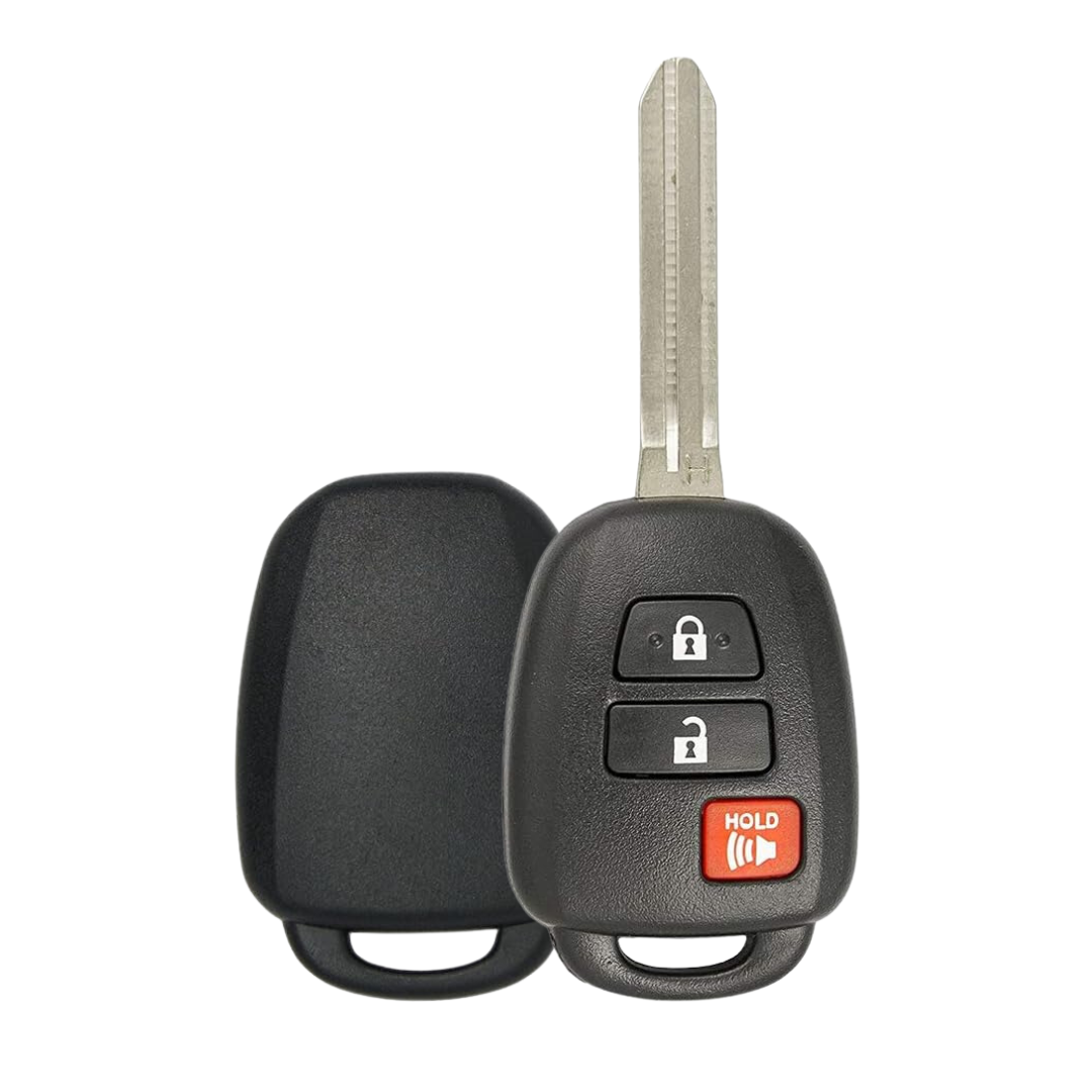 2012-2017 Toyota Scion / 3-Button Remote Head Key SHELL / TR47 / MOZB52TH, GQ4-52T, HYQ12BDM (AFTERMARKET)