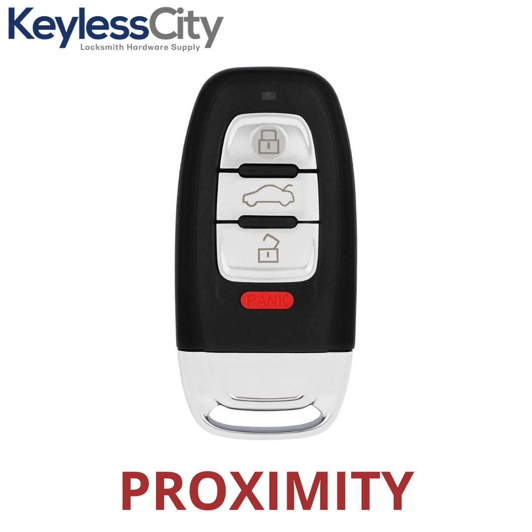 2009-2016 Audi / 4 Button Smart Key / PN: 8T0959754G / IYZFBSB802 / Comfort Access / 315 MHz (AFTERMARKET)