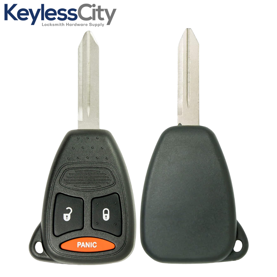 2004-2013 Dodge / Mitsubishi / 3-Button Remote Head Key / KOBDT04A / (AFTERMARKET)