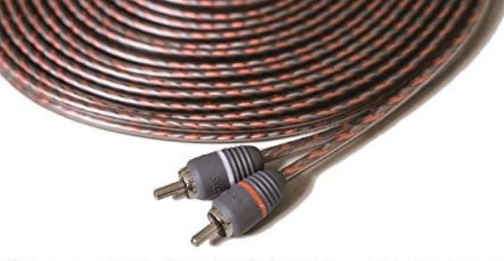 Elite Audio EA-RCA12 Standard 2-Ch RCA Cable - 12ft. Male to Male Twisted Wire Pair with Noise Reduction
