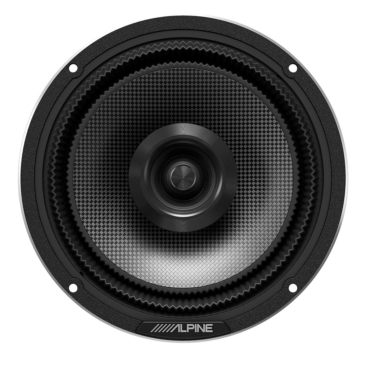 Alpine (2 pair ) HDZ-65 Alpine Status Hi-Res 6.5” Coaxial Speaker Set & R2-A60F R-Series 4-Channel Amp Bundle