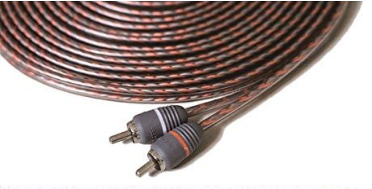 Elite Audio EA-RCA17 Standard 2-Ch RCA Cable - 17ft. Male to Male Twisted Wire Pair with Noise Reduction