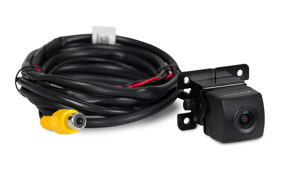 Alpine KTX-C10LP License Plate Frame with Alpine HCE-C1100 Back Up Camera