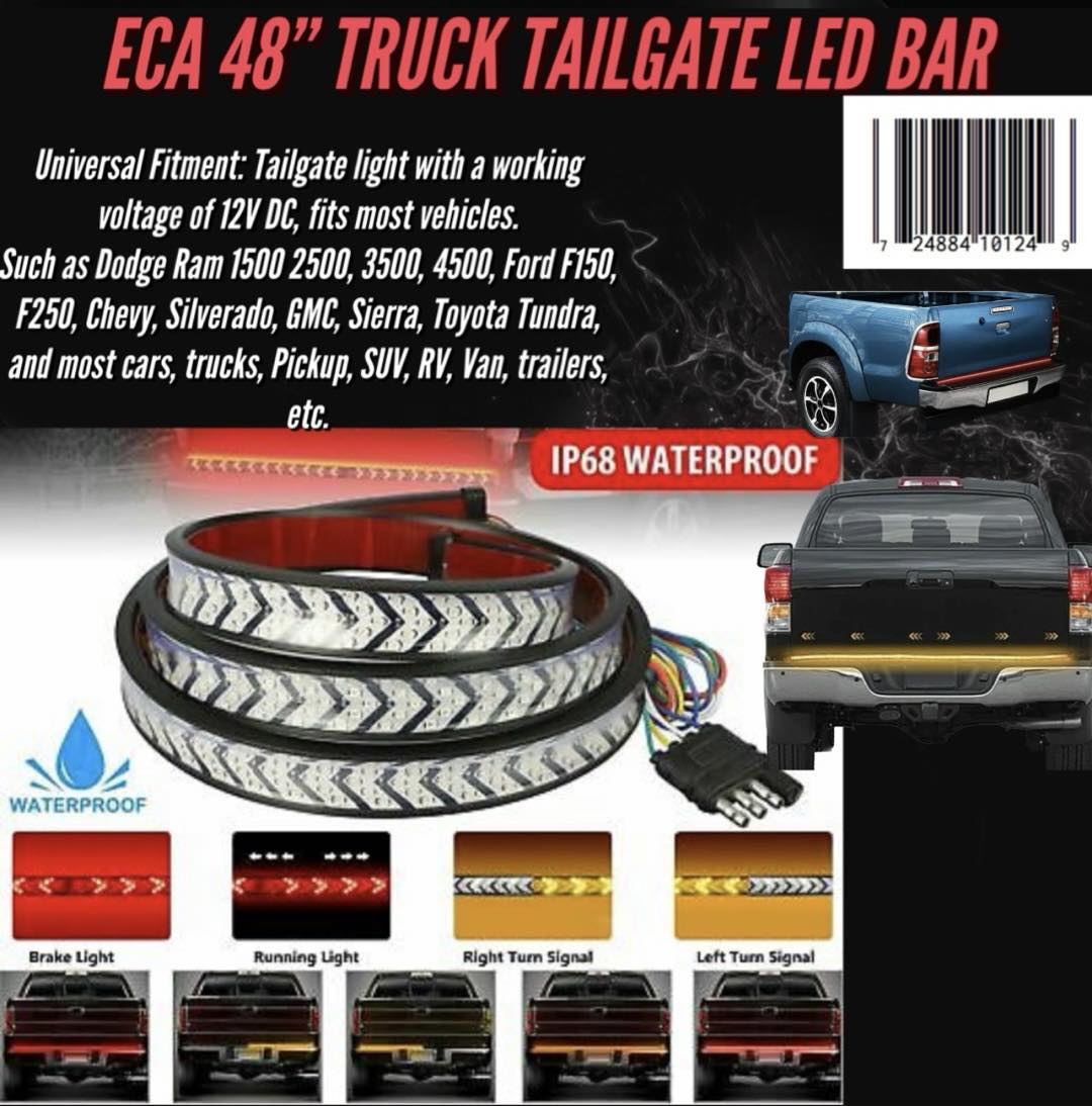 ECA 48in'' truck tailgate led bar