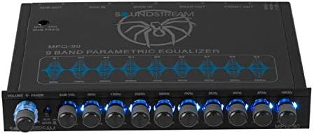 Sound Stream MPQ-90 9 Band 1/2 DIN Equalizer with Subwoofer Level Control