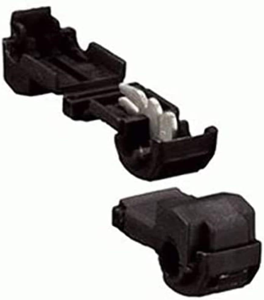 3MBKTT Black Insulation Displacement T-Tap Connector 26-24 Gauge