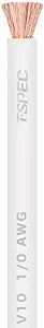 T-Spec V10PW-1050 50 ft. (15.24m) 1/0 Gauge V10 Series Full OFC True Spec Power Wire