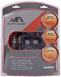 Elite Audio EA-KIT4 4-Gauge Complete Premium Car Amplifier Installation Kit