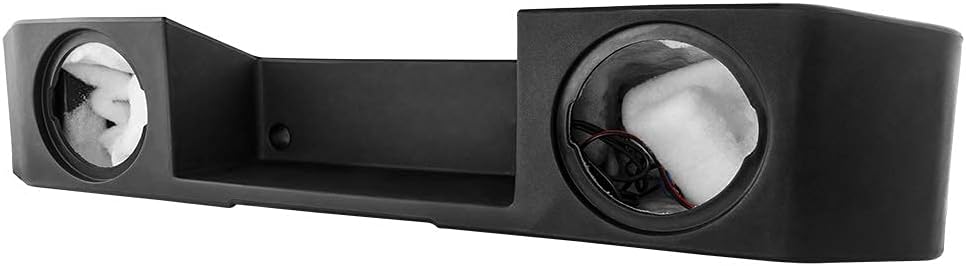 DS18 JT-S62 Exclusive Subwoofer Enclosure - Fits 2 x 6.5 Sealed for Jeeps Gladiator JT (Black)