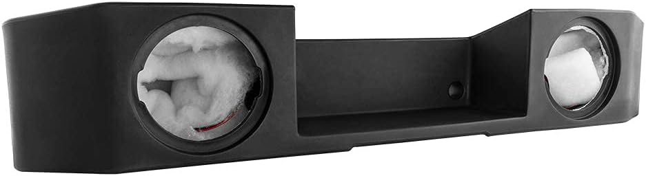 DS18 JT-S62 Exclusive Subwoofer Enclosure - Fits 2 x 6.5 Sealed for Jeeps Gladiator JT (Black)