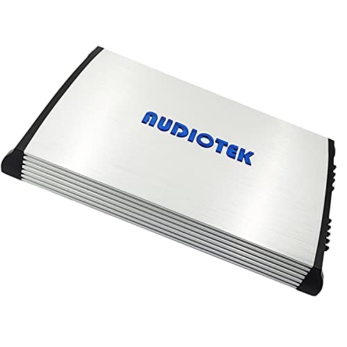 Audiotek AT5000S 2 Channel Stereo Car Amplifier - 5000 Watts, 2 Ohm Stable