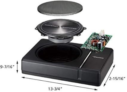 Kenwood KSC-PSW8 250W Max (150W RMS) Single 8