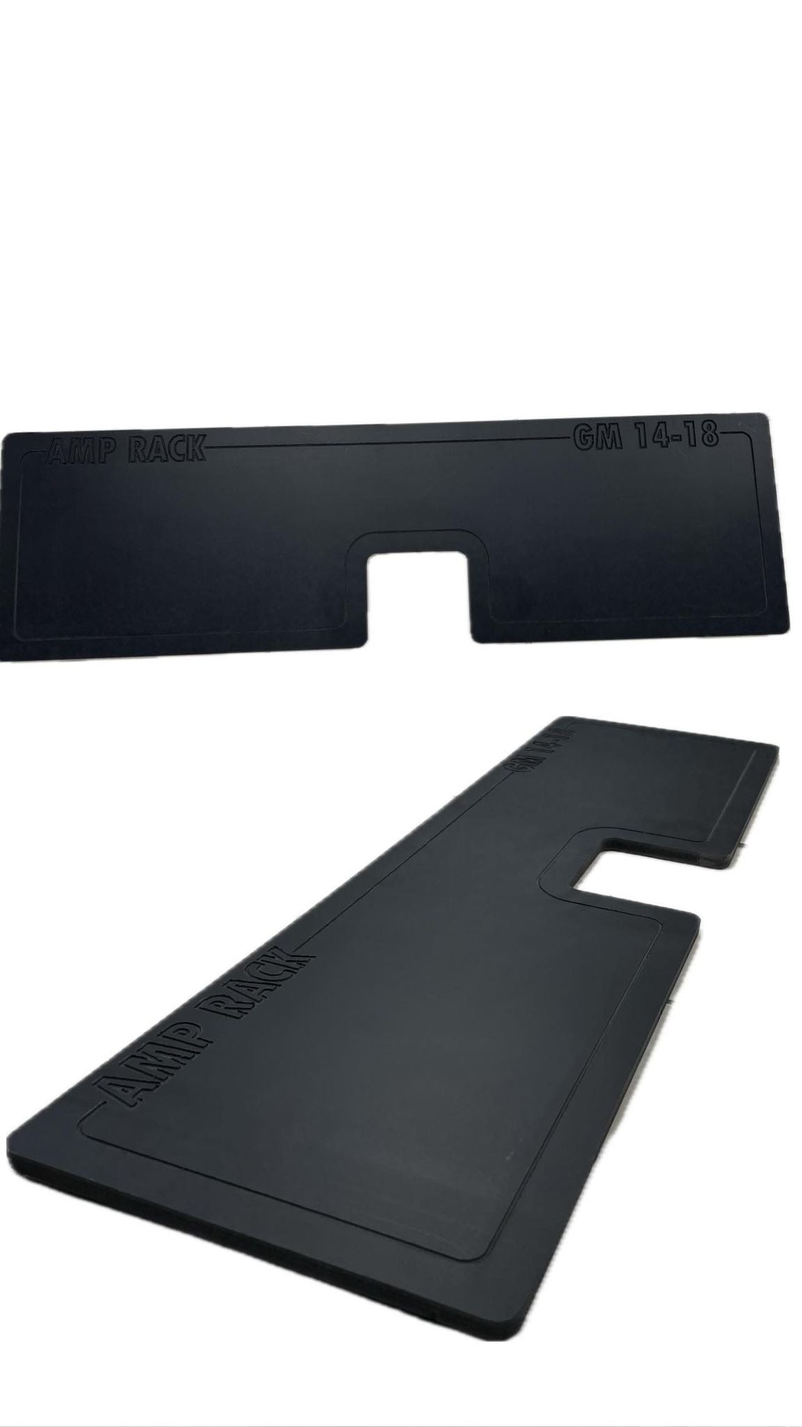 AMP RACK for 14-18 GM Truck Silverado Sierra Custom Made Amplifier Rack with 1/2 Pvc Plastic