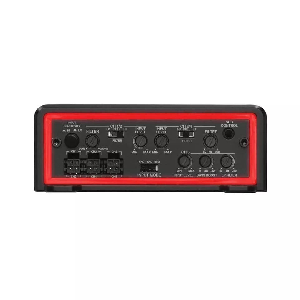 Boss Audio BE2200.5D 5-Channel 2200W Max 2 to 8-Ohm Full Range Class-D Amplifier