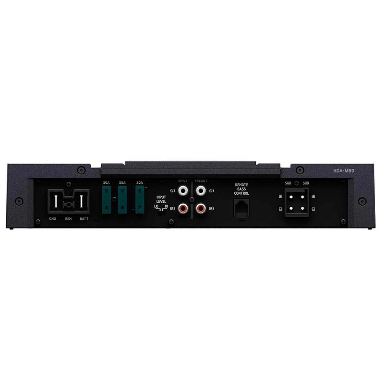 Alpine Status HDA-M80 Hi-Res Mono Subwoofer Amplifier & Alpine RUX-H01 Remote Bass Knob Bundle