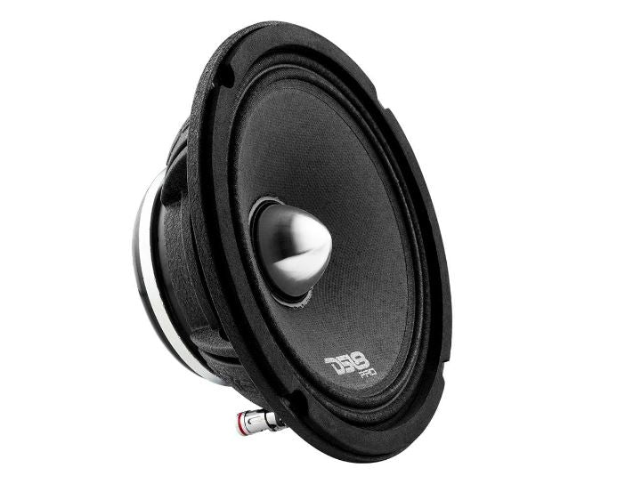 DS18 Car Audio Bundle – Universal SS-SSTT265-3 Vinyl Tiddy-Panel with 2× DS18 PRO-FR6NEO 6.5