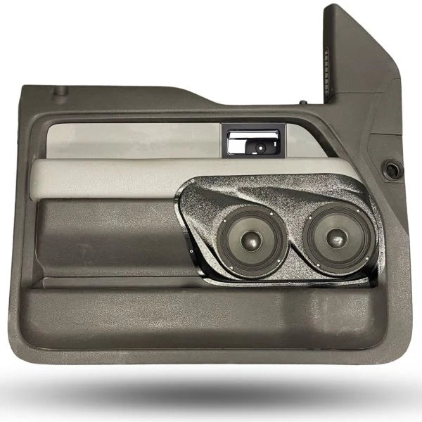 Custom Speaker Pods Dual 6.5″ Speaker Pods for the Front Door of a 09-14 Ford F-150