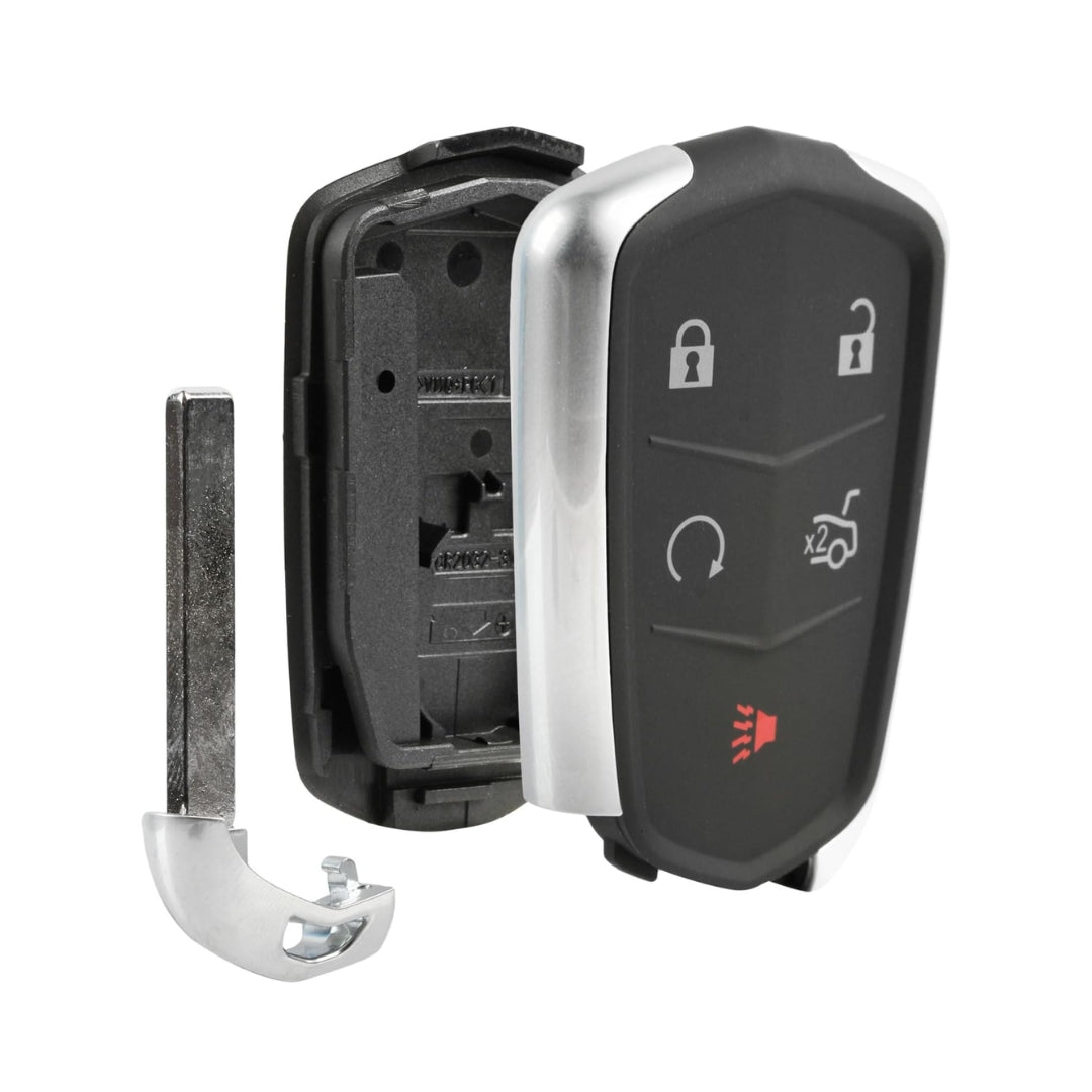 2014-2019 Cadillac ATS CTS XTS / 5-Button Smart Key SHELL For HYQ2AB, HYQ2EB (AFTERMARKET)