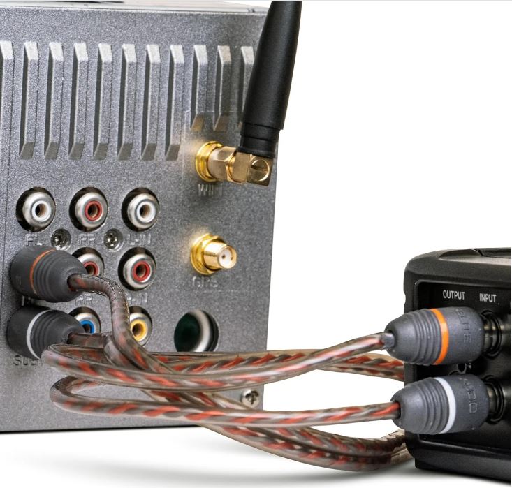 Elite Audio EA-RCA1.5 Standard 2-Ch RCA Cable - 1.5ft. Male to Male Twisted Wire Pair with Noise Reduction