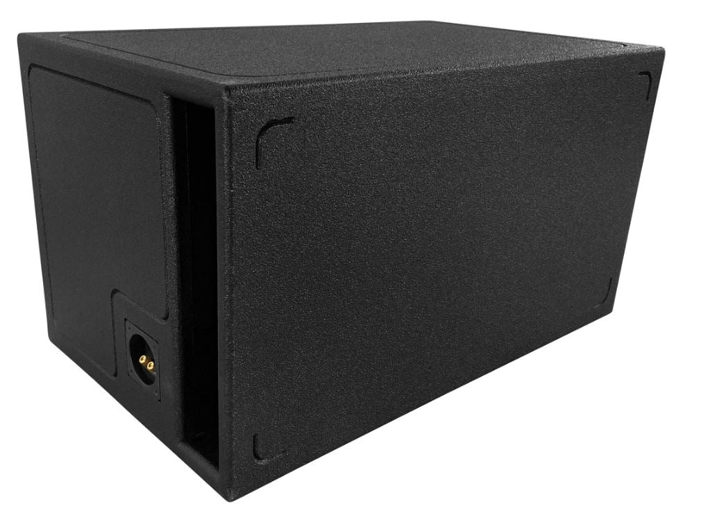Elite Audio EBOX-BLVS15SPL Single 15” Subwoofer Enclosure - Polyurethane Bed Liner Finish, Rear Side Port for SPL Bass, 1” MDF Heavy-Duty Construction, Pro-Tuned Ports, High-Current Terminals for Premium Sound Quality