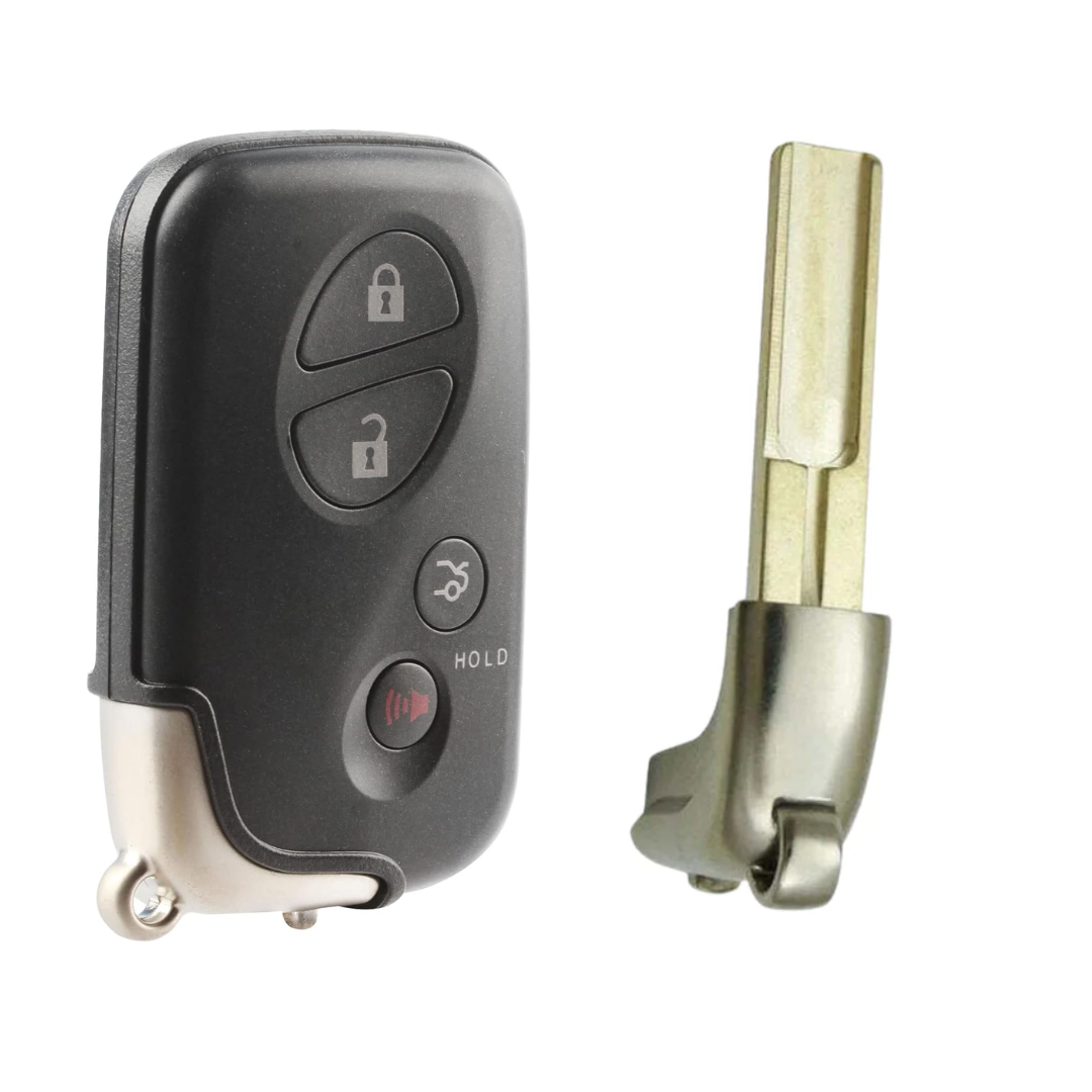 2006-2012 Lexus / 4-Button Remote Smart Key SHELL / HYQ14AAB HYQ14ACX HYQ14AAF (AFTERMARKET)