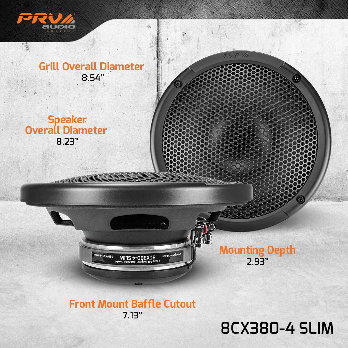 PRV Audio 8CX380-4 SLIM | 8