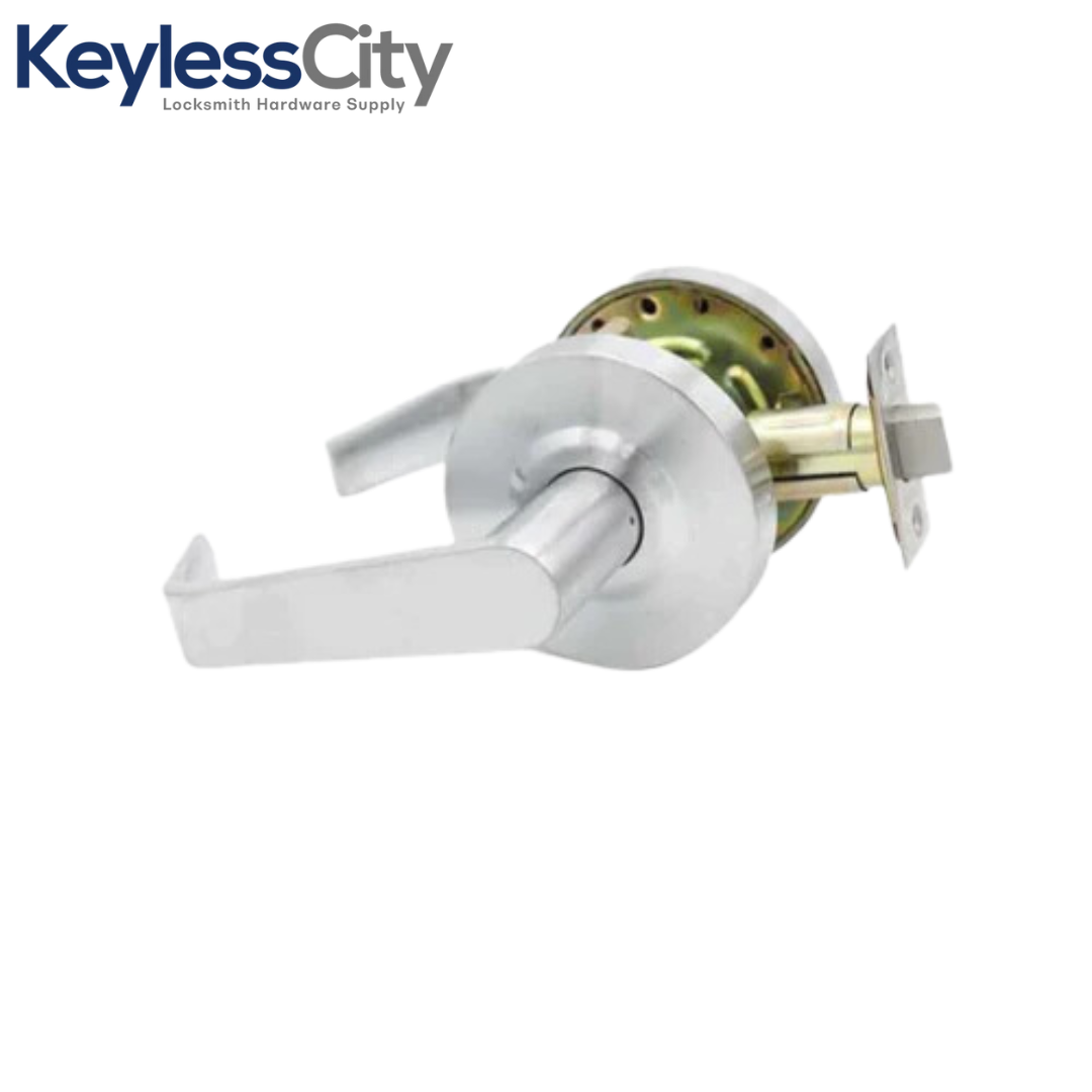 Commercial Lever Set Handle - 2-3/4” Standard Backset - Satin Chrome - Classroom - Grade 2
