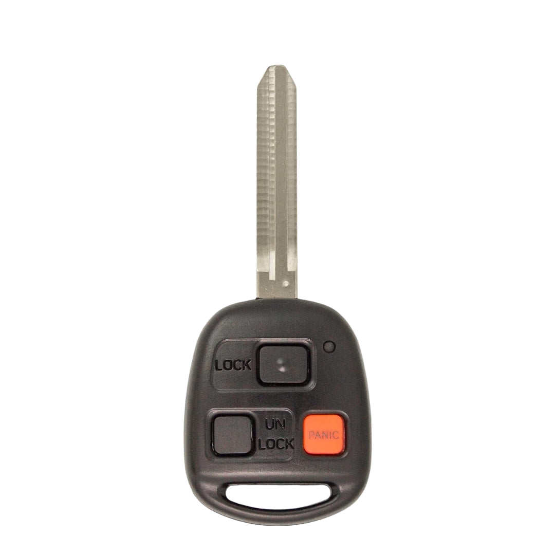 2003-2009 Toyota / 3-Button Remote Head Key / HYQ12BBT (4D67 Chip) (AFTERMARKET)