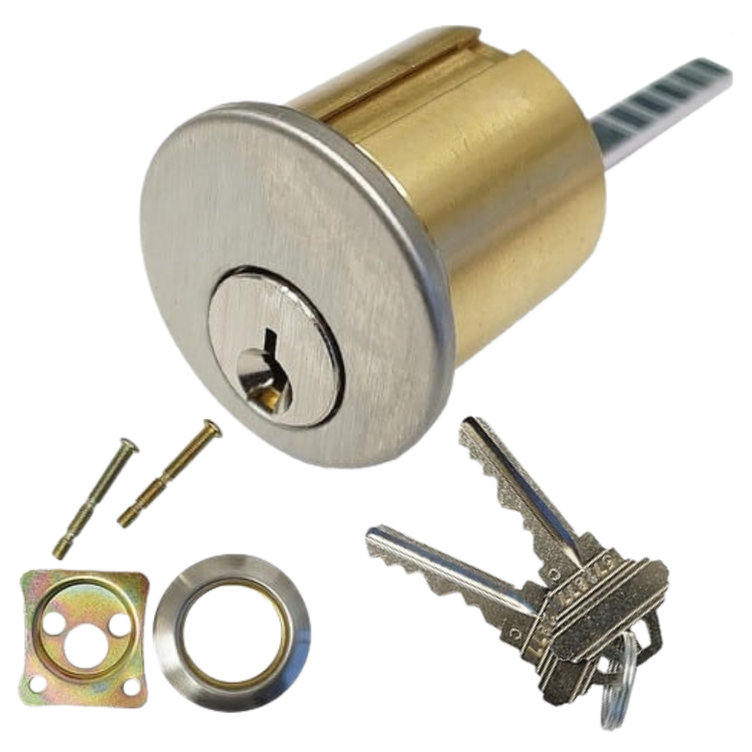 Schlage Premium Rim Cylinder - 26D - Satin Chrome