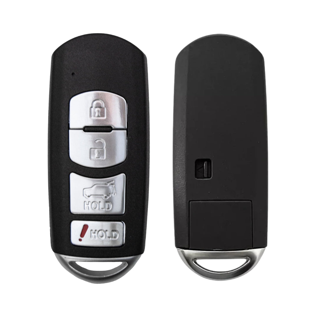 2010-2015 Mazda CX-7 / CX-9 / 4 Button Smart Key w/ Hatch / PN: TEY1-67-5RY / WAZX1T763SKE11A04 (AFTERMARKET)