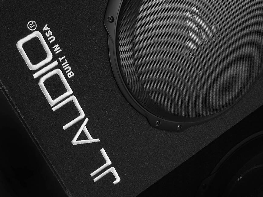 JL Audio CS112LG-TW3 Sealed PowerWedge™ enclosure with one 12