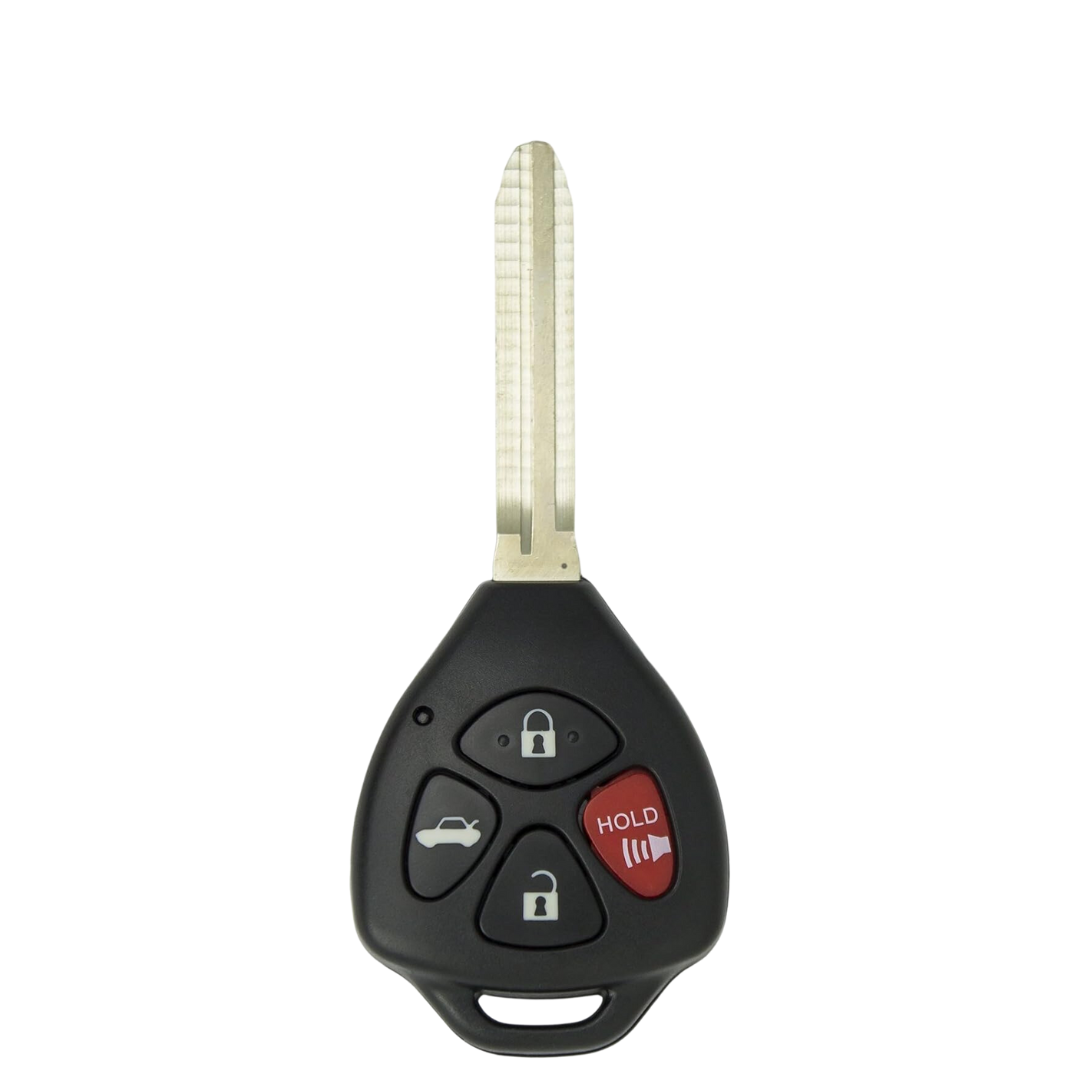 2007-2010 Toyota Camry Corolla / 4-Button Remote Head Key / 89070-06231 / HYQ12BBY (4D67 Chip) (AFTERMARKET)
