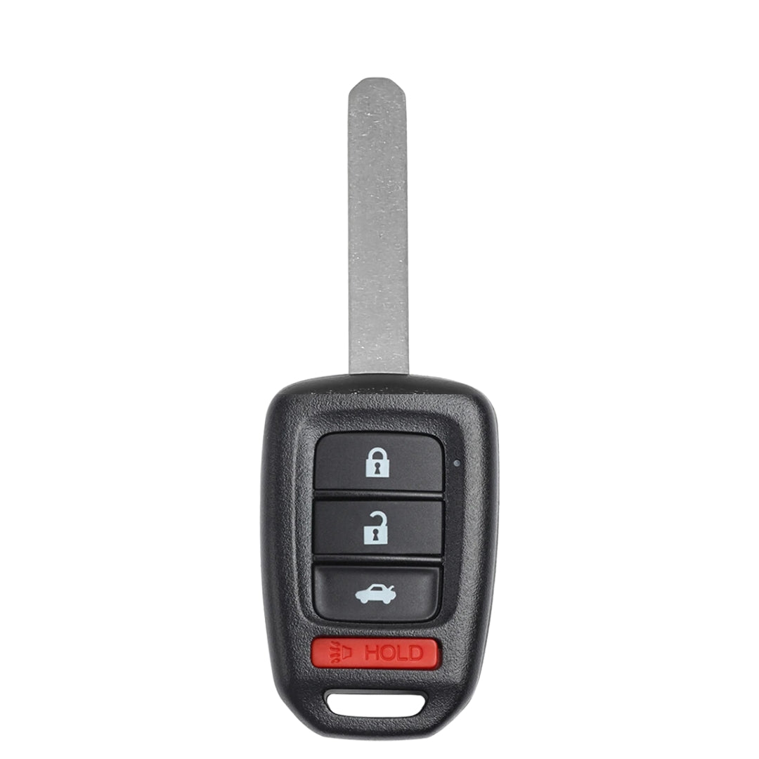 2016-2019 Honda Accord / 4-Button Remote Head Key / PN: 35118-T2A-A60 / MLBHLIK6-1TA (AFTERMARKET)