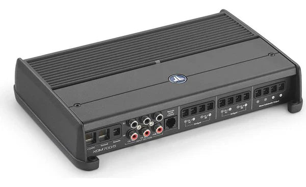 JL Audio XDM700/5 5-channel car/marine amplifier — 75 watts RMS x 4 at 4 ohms + 300 watts RMS x 1 at 2 ohms