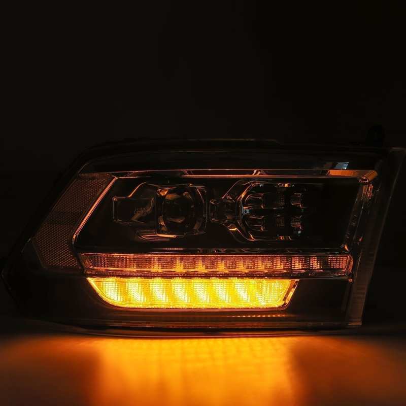 AlphaRex 09-18 Ram Truck PRO-Series (5th Gen 2500 Style) Projector Headlights Black