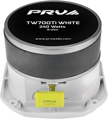 TW700Ti WHITE - PRV Audio - Bullet Super Tweeters