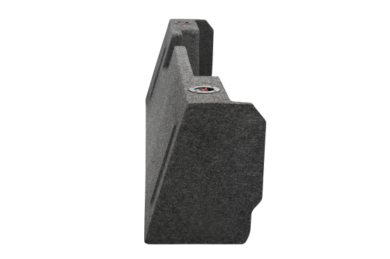 2014 and Up Chevy Double Cab Ported Subwoofer Box Sub Box 2X12 Carpeted