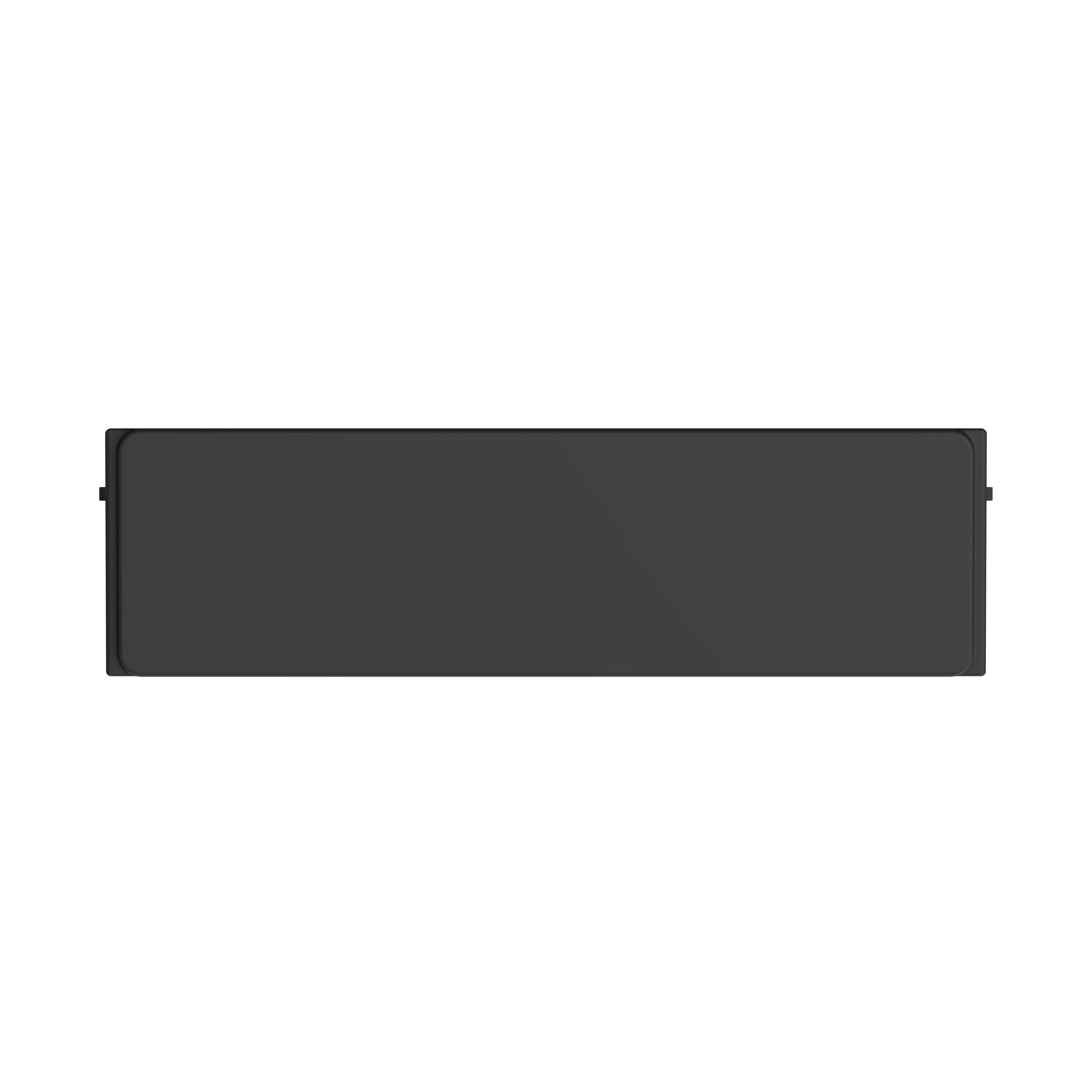 METRA, UNIVERSAL SINGLE-DIN BLANK PLATE FOR 95-SERIES DOUBLE-DIN DASH KITS