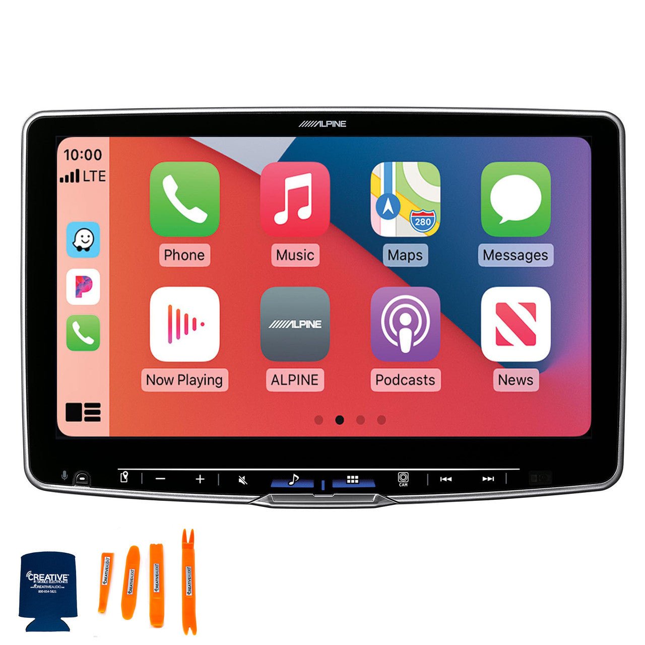 Alpine ILX-F511 Halo11 Multimedia Receiver with 11-inch Floating Touchscreen Display with SXV300v1 Satellite Tuner