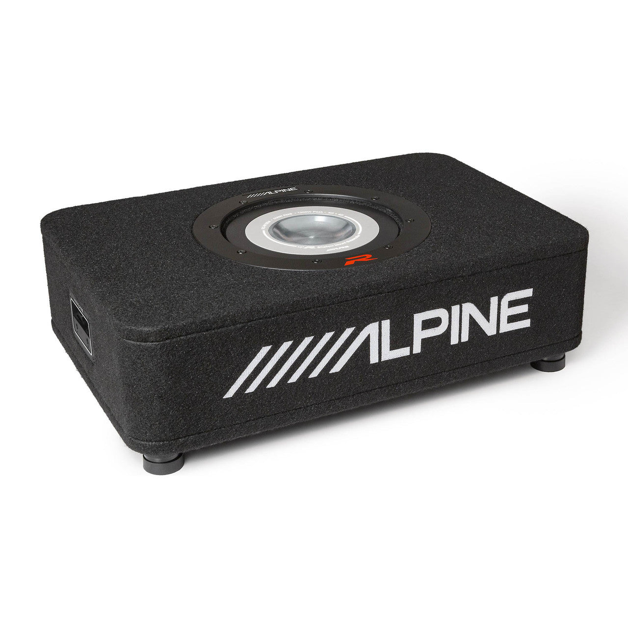 Alpine S2-A60M S-Series Class-D Amp & RS-SB10 Single 10” R-Series Shallow Preloaded Subwoofer Enclosure