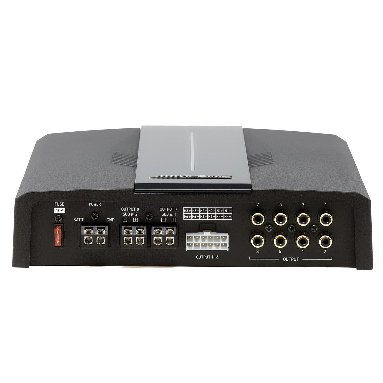Alpine PXE-C80-88 OPTIM8 8-Channel Hi-Res Digital Sound Processor Amplifier w/ S2-S40C Comp & S2-S40 4