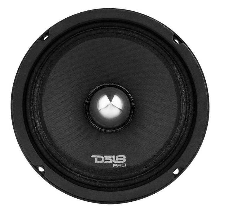DS18 Car Audio Bundle – Universal SS-SSTT265-3 Vinyl Tiddy-Panel with 2× DS18 PRO-FR6NEO 6.5